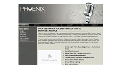 Desktop Screenshot of phoenix-shows.ca